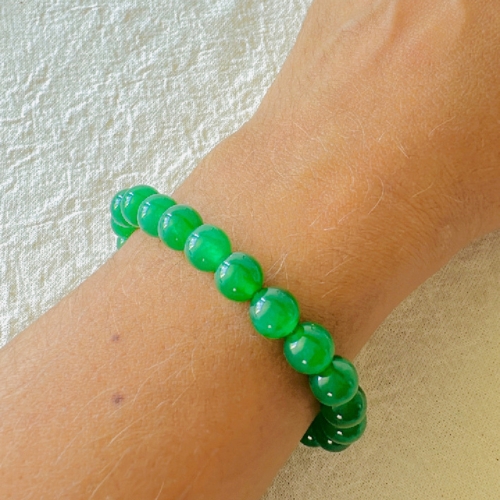 Pulseira Quartzo Verde — Saúde e Equilíbrio